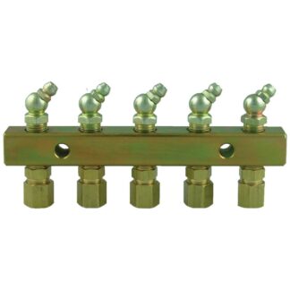 Grease Nipple Header Block - 1 Point