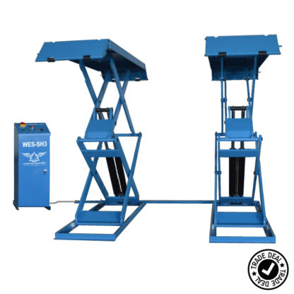 3 Ton High Rise Hydraulic Scissor Lift: WES-SH3 - Image 2